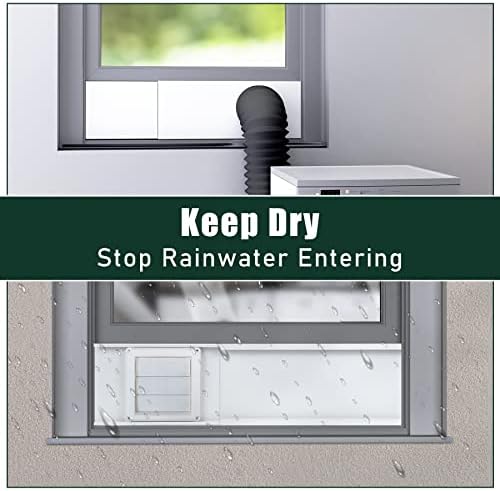 Flehomo Dryer Vent Window Kit, Include Dryer Vent Cover - Image 4