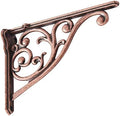 Khtumeware Ornate Decorative Shelf Brackets, 10 inch Big wall Mounted Shelving by khtumeware