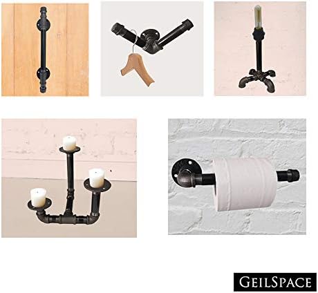 GeilSpace 10 Pack Floor Flange, Malleable Iron Pipe Fittings - Image 5