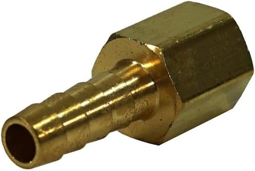 5/16" Brass Hose Barb Rigid Female Adapter by Unknown