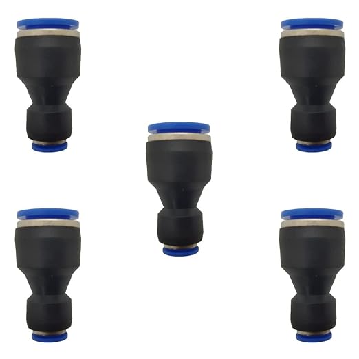 zjxed 12mm OD x 6mm OD Pneumatic quick Connector Push to Connect fittings by ROZESAZZ