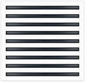 Buildmart - 18x18 Modern AC Vent Cover - Decorative White Aluminum Air Vent - by TexasBuildmart