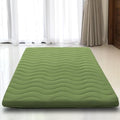 SCHNAUZER HOME Japanese Floor Futon Mattress Queen 3.5" Thick Green by SchnauzerHome