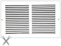 14" x 8" Baseboard Return Air Grille by HVACPremium