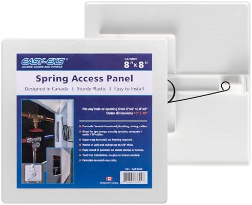 EASY-EXS Access Panels Spring-Fit 8"x8" Square by EASY-EXS