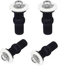 SelfTek 4 Pack Toilet Seat Bolts, Hinge Bolt Screws Toilet Seat Fixings Fix by SelfTek