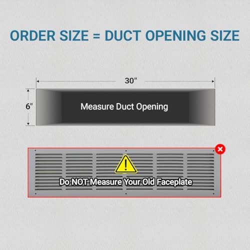 Return Air Grille HVAC Vent Cover - Image 2