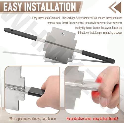 Waste Drain Tool for 3 Tier Sink in Commercial Kitchens - Image 5