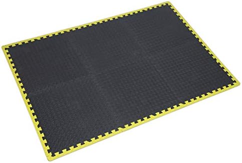 Sealey MIC1218Y3 Interlocking Comfort Workshop Mat Set, 1240mm x 1825mm/650mm x by Sealey