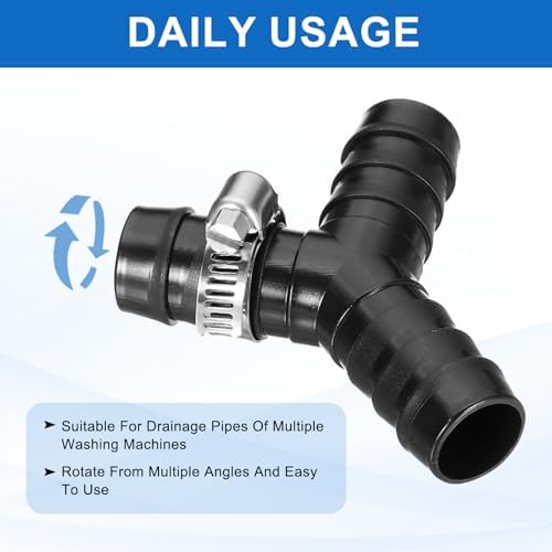 PATIKIL Washing Machine Hose Splitter Y-Type Reducer - Image 5