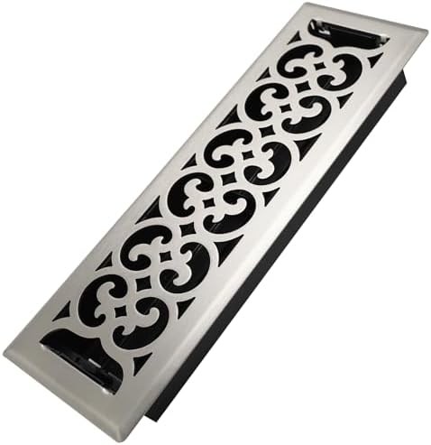 Howeall 4x14 Inches Heavy Duty Walkable Floor Register Easy Adjust Air Supply by Howeall