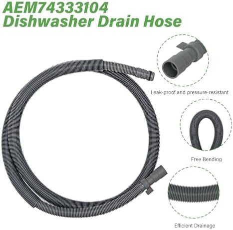 AEM74333104 Dishwasher Drain Hose Compatible - Image 3