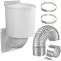Dryer Vent Kit – 4 Inch Exterior Dryer Vent Cover by Raeflow