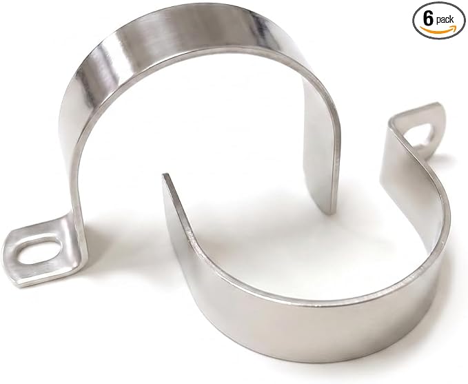 304 Stainless Steel Single-Hole Pipe Strap by Unknown