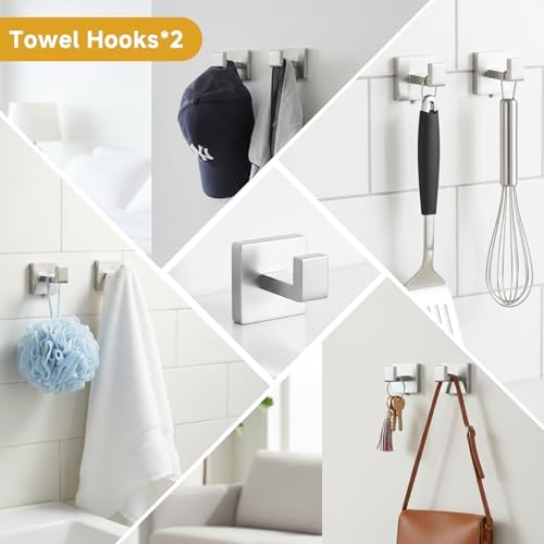 5 Piece Bathroom Towel Bar Set - Image 7