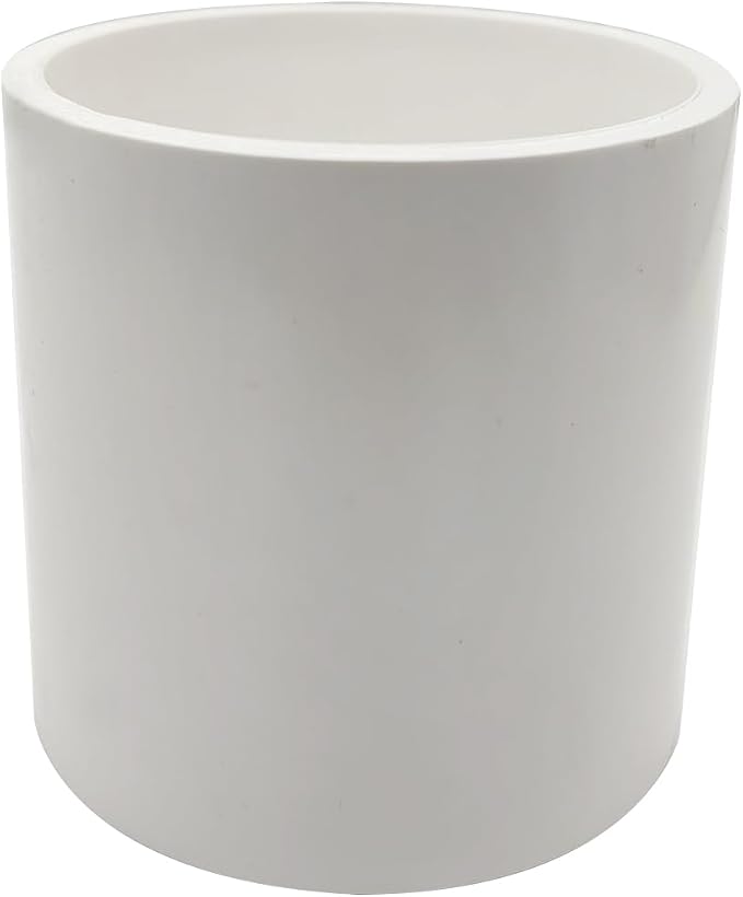 3" PVC Pipe Coupling Slip SCH40 White | Connector Adapter Pipe Fitting - Image 5