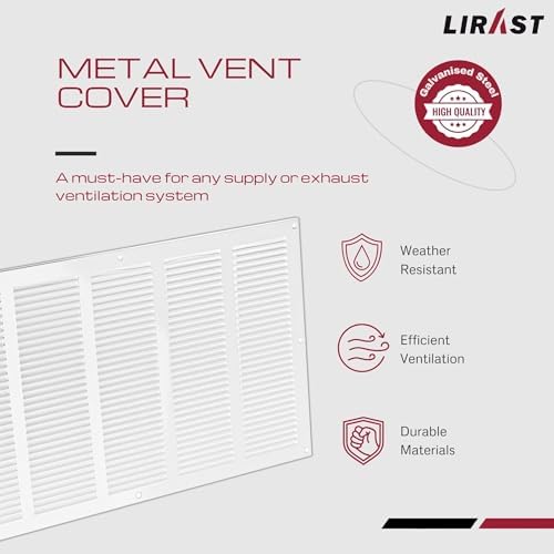 18x10 Vent Cover with Built-in Screen - Image 2