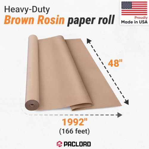 Floor Protection Natural Brown Rosin Paper 48" x 166 ft - Image 2