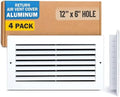 Fits 12x6 Hole | Aluminum Return Air Grille by Handua | Vent Cover Grill by Handua