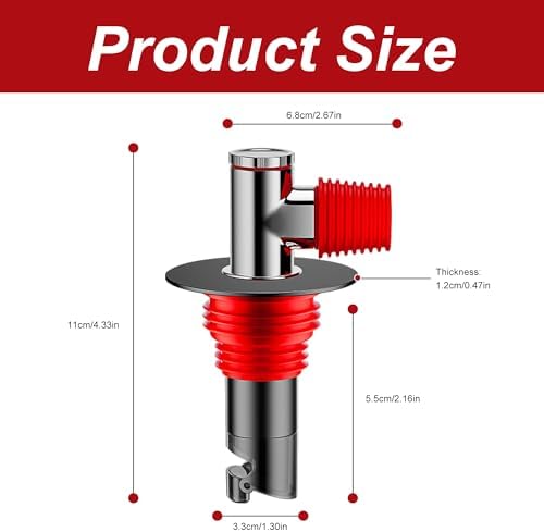 Washing Machine Drain Seal Adapter Anti-Odor & Anti-Overflow Universal Drain - Image 5