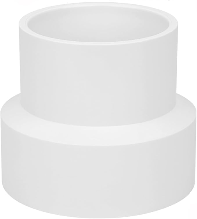 4" x 3" PVC Increaser/Reducer Coupling Adapter Schedule 40 PVC Slip Reducing by Lswteiz