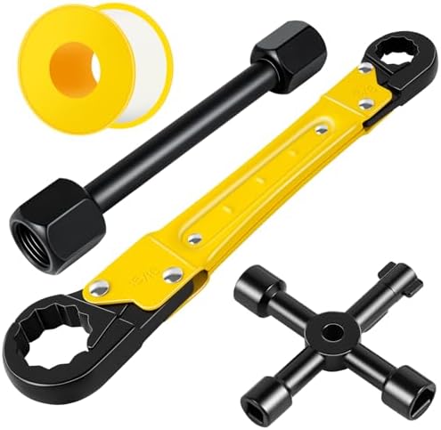 Ponpon Angle Stop Wrench Kit, Plumbing Tools, Angle-on Plumber Wrench by Ponpon
