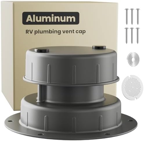 Safoner Aluminum RV Roof Vent Cover- Metal Replacement by Safoner