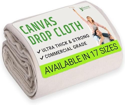 GREEN LIFESTYLE All Purpose Canvas Drop Cloths by GreenLifeStyle