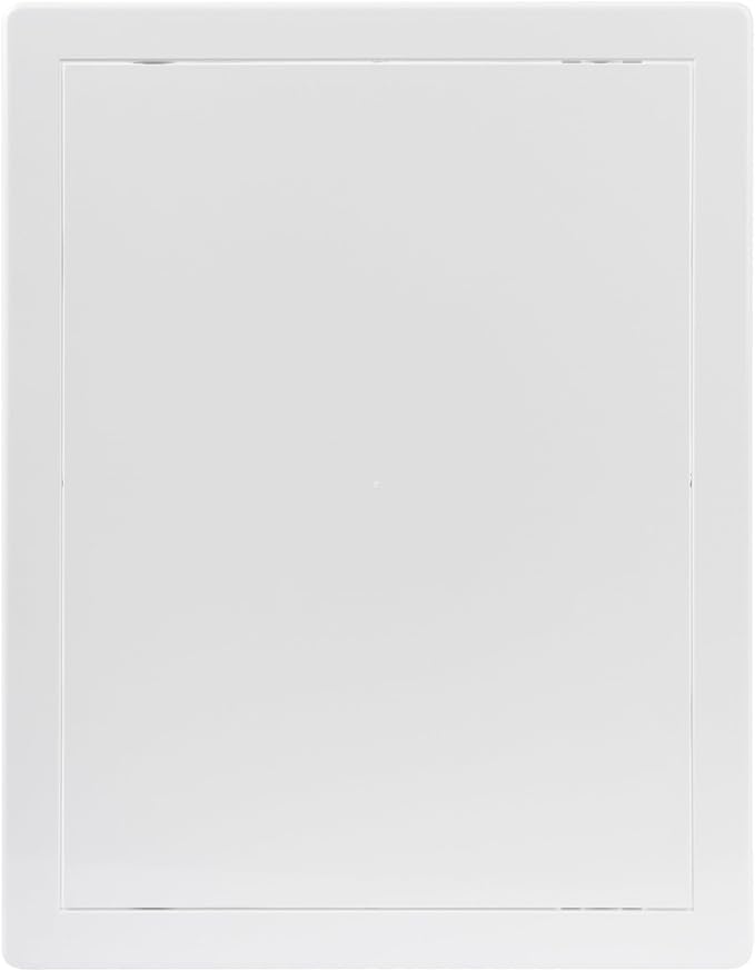 10x13 Inch White Access Panel for Drywall – ABS Plastic Square Wall, Ceiling by HVACOV