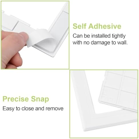 Self Adhesive Access Panels, 1 Pack Wall Mounted Hole Cover Inspection Door - Image 4