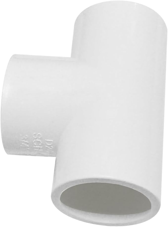 3 Way Flush 3/4 SCH40 TEE PVC Fitting Pipe Connector - Image 7