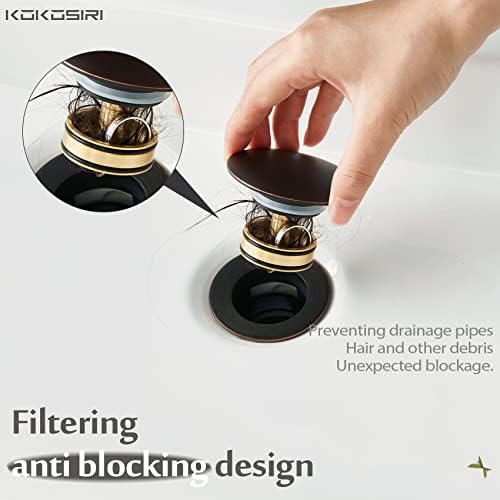 KOKOSIRI Pop Up Sink Drain - Image 5