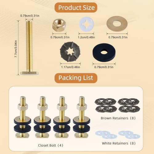 Hibbent 2 Pcs Toilet Wax Ring Replacement Kit, Wax Ring - Image 4