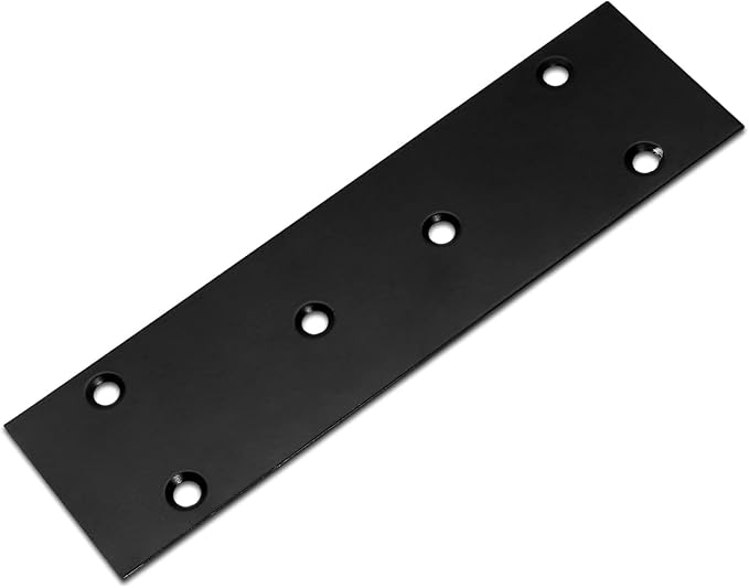 Bonsicoky 4Pcs Flat Straight Brace Brackets, 6.7 x 1.9 / 169 x 48mm | Stainless - Image 6
