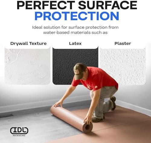 Red Rosin Masking Paper 36" x 1992", 498 Sq.Ft. – Thick Floor Covering - Image 3