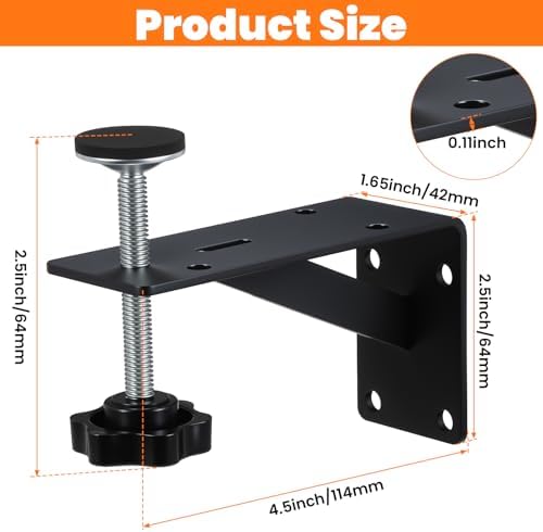 4 Pcs Undermount Sink Brackets, Heavy Duty Under Mount Sink Support Repair Kit - Image 2