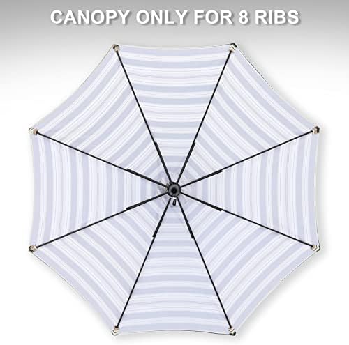 MASTERCANOPY Patio Umbrella 9ft Replacement Canopy - Image 3