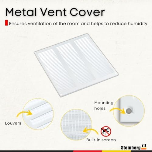 Steinberg14 White Vent Cover 10x10 - Image 2