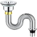 1 1/2 p trap, 201 stainless under sink plumbing kit, odor proofunder sink pipe by Unknown