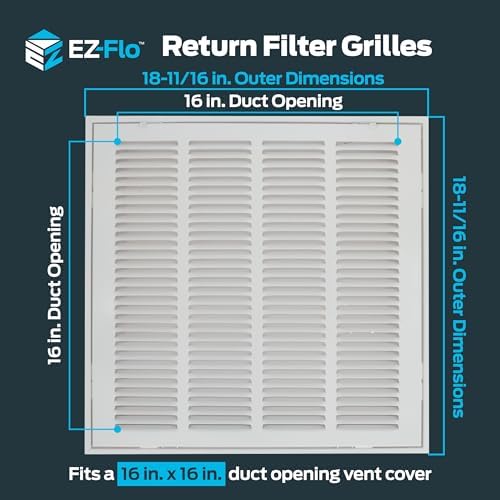 EZ-FLO 16 x 16 Inch Return Air Vent Cover - Image 2