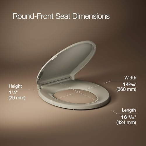 KOHLER 4639-RL-G9 Cachet ReadyLatch Round Toilet Seat Soft Close - Image 2