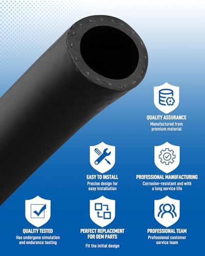 Dishwasher Discharge Hose, 6 FT Rubber Hose - Image 3