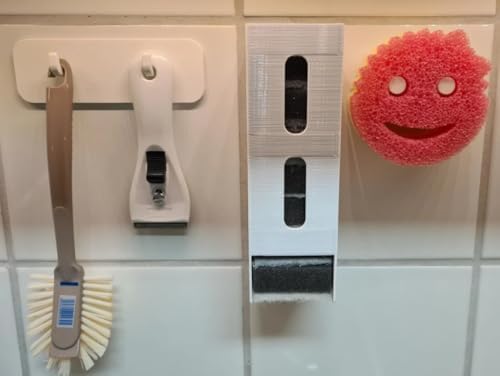 Scrub D Wall-Mounted Sponge Holder | Sink Mount | Scrub D Accessories | - Image 4