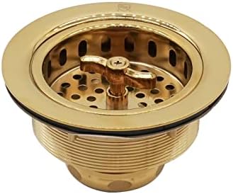 Westbrass CO2195-01 Combo Pack 3-1/2" Wing Nut Twist Style Large Kitchen Sink - Image 4
