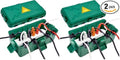 Hrensaw Medium Outdoor Electrical Box, Weatherproof Connection Box w/6 Cable by Hrensaw