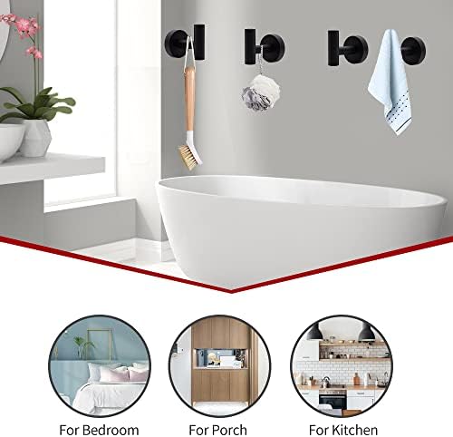 5pcs Bathroom Hardware Set, Matte Black Bathroom Hardware Set, Including 16" - Image 5
