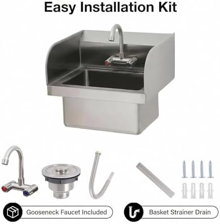 Commercial Stainless Steel Hand Sink - Image 7