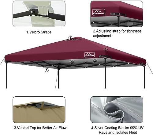 10x10 Replacement Top Pop Up Canopy Tent Cover Roof - Image 5