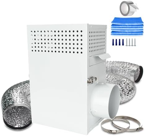 Metal Indoor Dryer Vent Kit, L-shape Design, - Image 3