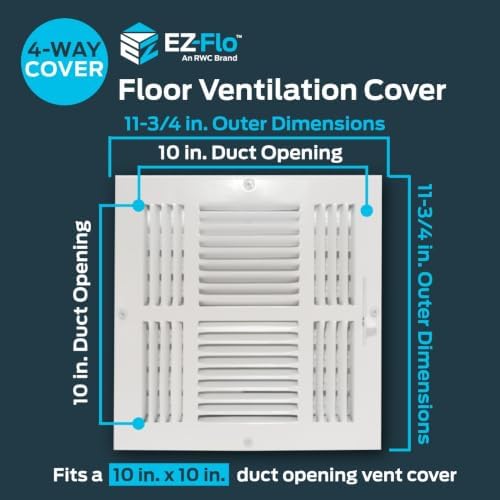 EZ-FLO 10 x 10 Inch Air Vent Cover - Image 2
